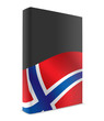 Norway book cover flag black
