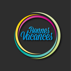 Poster - bonnes vacances