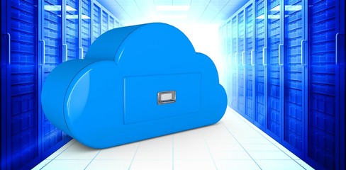 Aufkleber - Composite image of cloud computing drawer