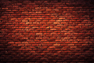 Old grunge brick wall background