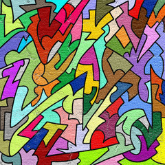 Wall Mural - color art wallpaper