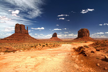 Monument Valley Under The Blue Sky