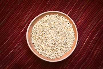 Canvas Print - Popped white quinoa (lat. Chenopodium quinoa) cereal