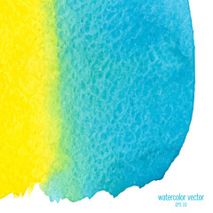 yellow and blue watercolor squarer background