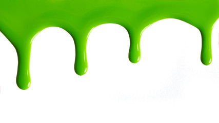 Wall Mural - Blots of green nail polish