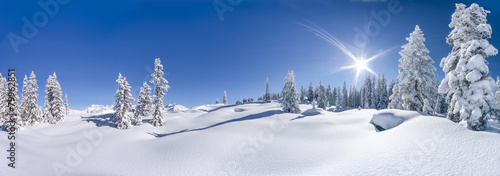 Foto-Kissen - Winterpanorama (von Netzer Johannes)
