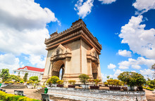 Patuxai Literally; Victory Gate Or Gate Of Triumph In Laos