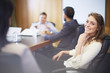 © Westend61 - Confident businesswoman in a meeting