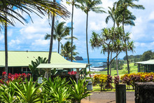 View Of The Ocean From Hana, Maui, Hawaii
