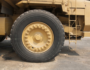 Old mining trucks Caterpillar