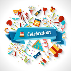 Poster - Celebration Background Illustration