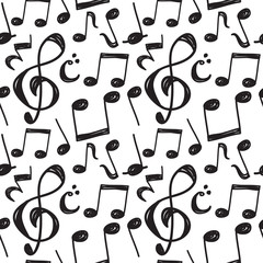 Music note background