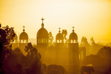 Ethiopian Orthodox Church At Dawn
