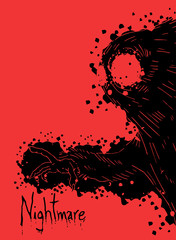 Poster - Dark nightmare creature