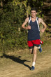 Male cross country runner