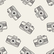 © hchjjl - Doodle Camera seamless pattern background