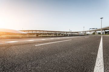 Wall Mural - road and sky in airport