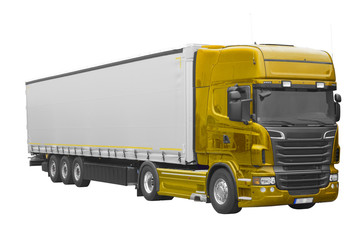 Wall Mural - Golden Road Haulage Truck