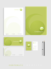 Wall Mural - Stylish corporate identity kit for business purpose.