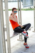 © rh2010 - Sport woman at the bus station