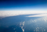 Fototapeta Kosmos - Sky veiw from airplane