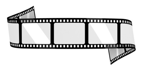 Blank film banner