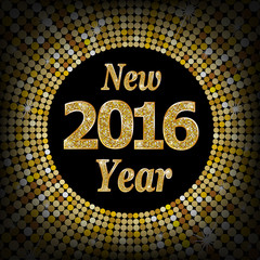 Sticker - Happy New Year 2016