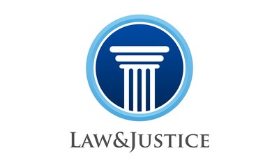 Wall Mural - Law Justice Attorneys Firm Logo