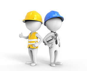 two engineers thinking