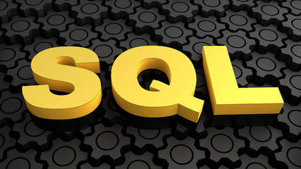 Wall Mural - sql - structured query language