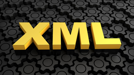 Wall Mural - xml - extensible markup language