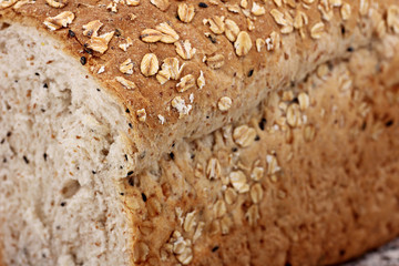 Wall Mural - whole wheat bread sliced