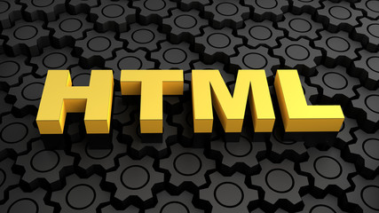 Wall Mural - html - hypertext markup language