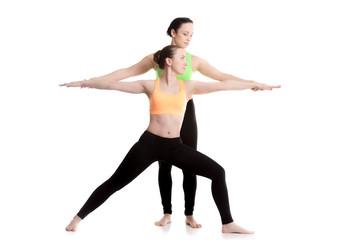 Yoga with coach, Virabhadrasana 2