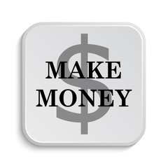 Canvas Print - Make money icon