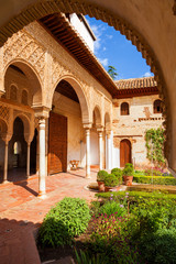 Fototapete - Alhambra de Granada. The Generalife's gardens