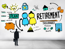 Businessman Retirement Qualification Occupation Concept