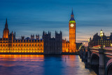 Fototapeta Big Ben - Big Ben and Houses of parliament, London