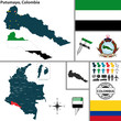 Map of Putumayo, Colombia