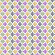 Seamless pattern. Colorful schematic diamonds.