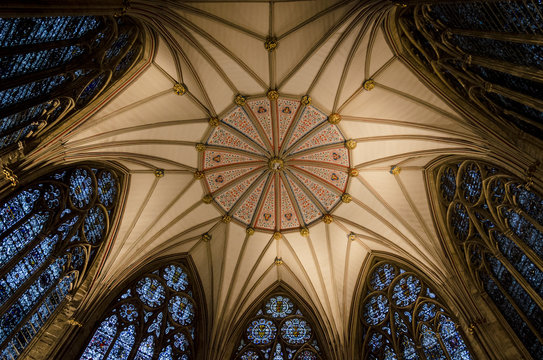 York Minster Chapter House Ceiling