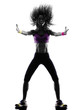 © snaptitude - woman zumba dancer dancing exercises silhouette