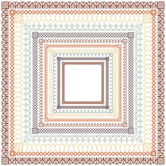 Canvas Print - repeating borders set