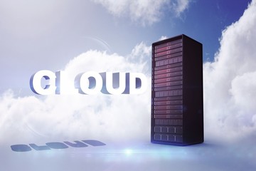 Aufkleber - Composite image of cloud