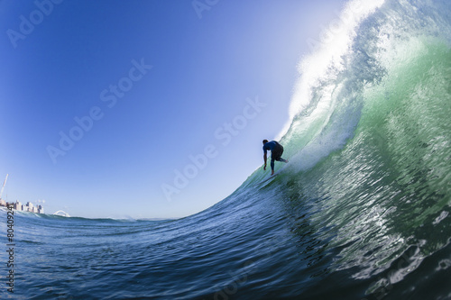 Dekoracja na wymiar  surfing-akcja-fala-plywanie