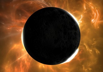 Wall Mural - total eclipse of the sun