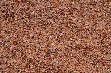 Sticker - brown flax seeds