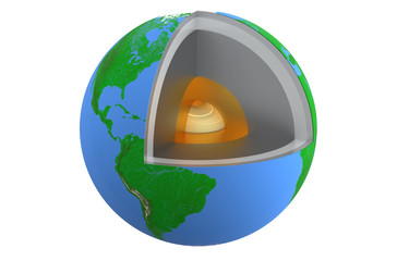 Wall Mural - structure of earth 3