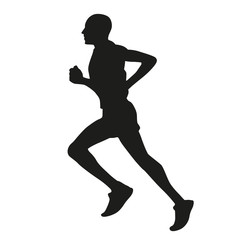 Runner silhouette