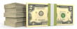 © icreative3d - Stacks of money. Two dollars.